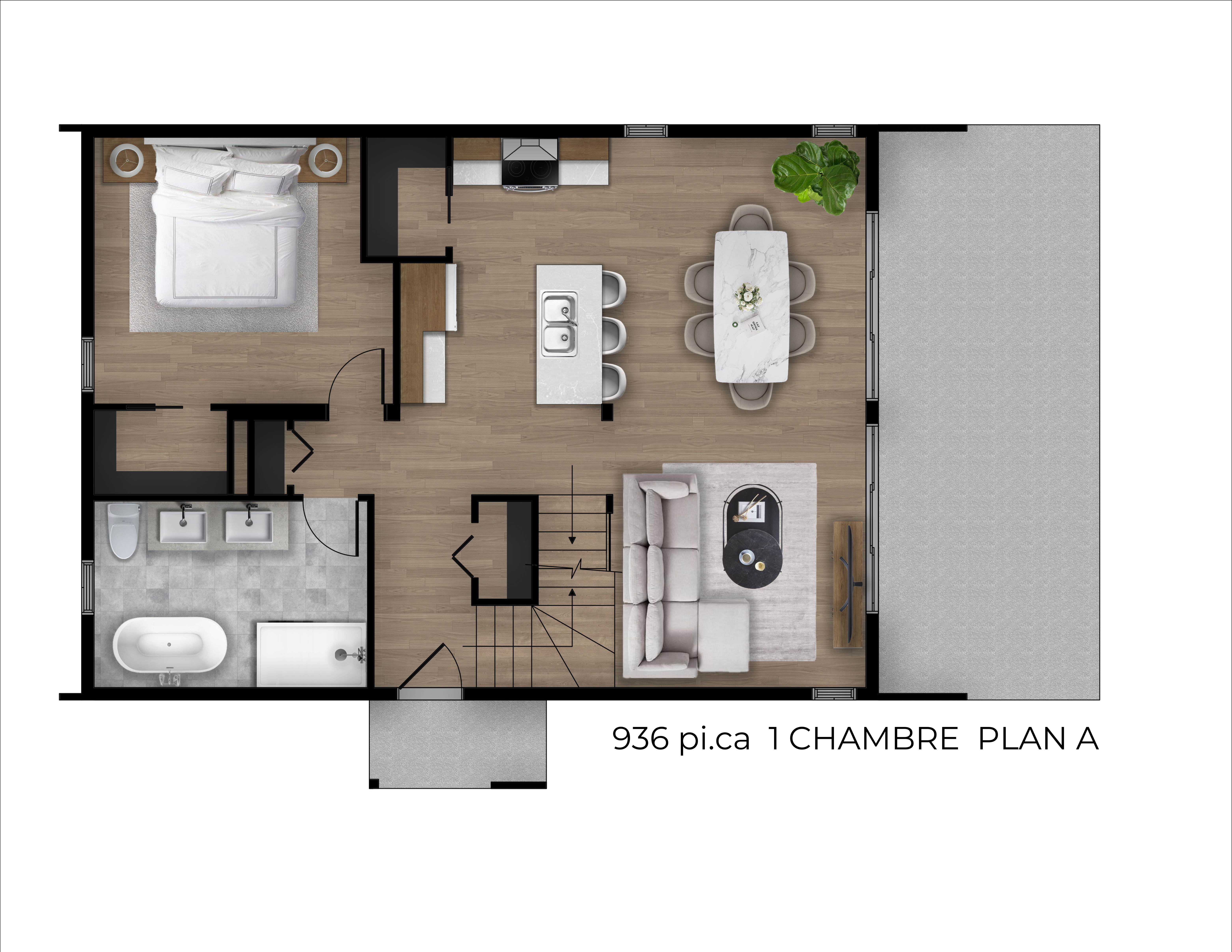 Alta 936 1 Chambre Plan A